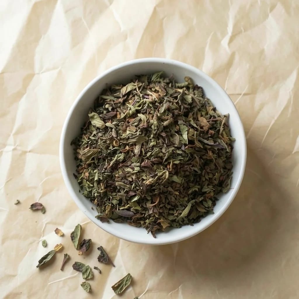 Peppermint leaves