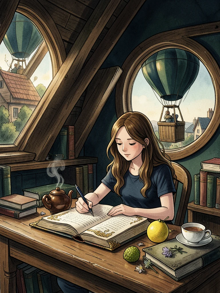 Illustration for Bergamot in the Margins