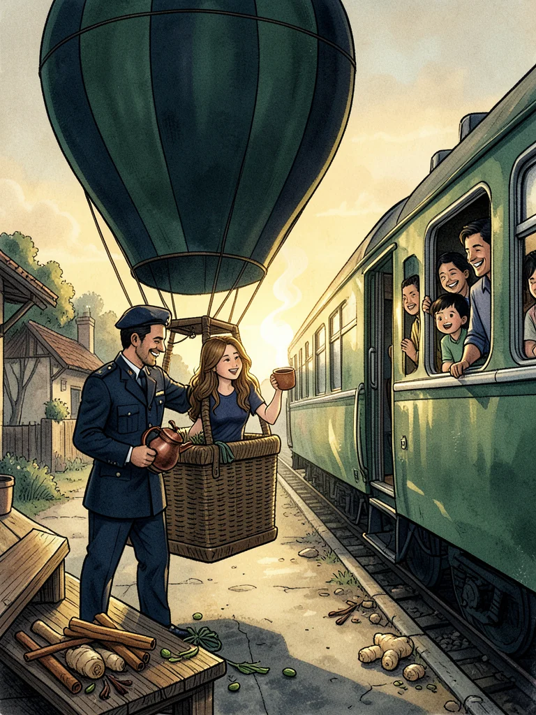 Illustration for Stationmaster's Chai