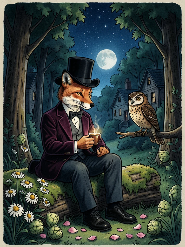 Illustration for The Mopoke's Lullaby